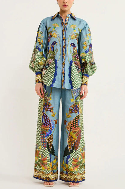 A Vintage Style Pants with Delicate Timeless Details