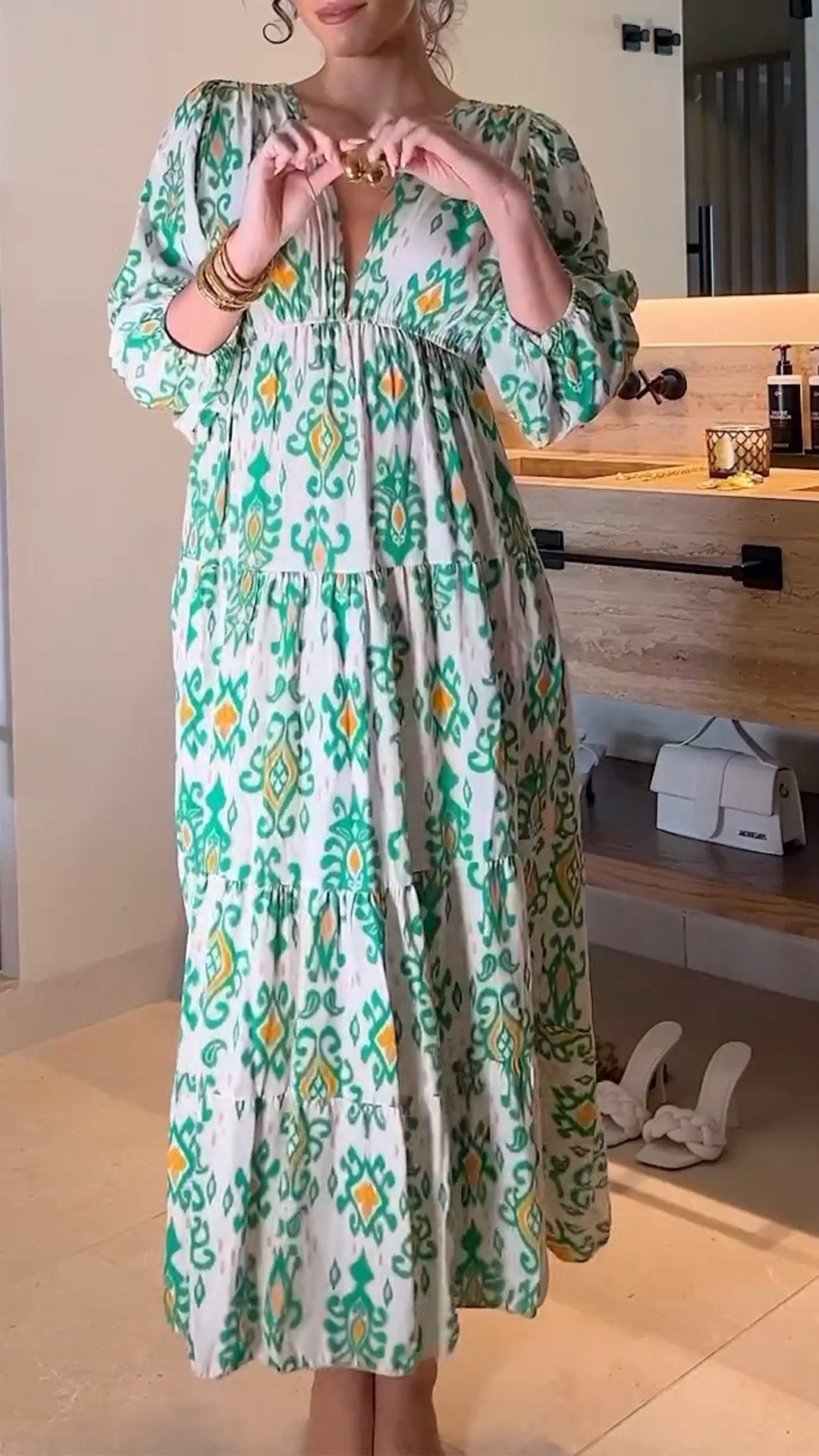 A Vintage Style Dress with Delicate Timeless Details