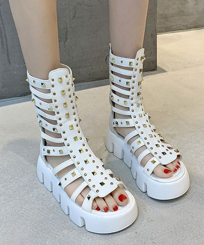 A Vintage Style Sandals with Delicate Timeless Details