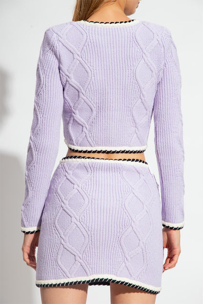 Well Tailored Cardigan with a Graceful Silhouette