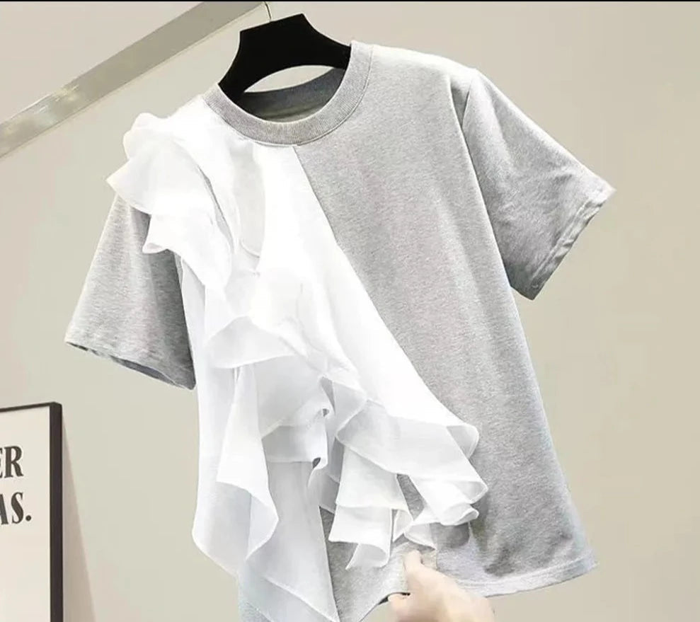 A Vintage Style T-Shirt with Delicate Timeless Details