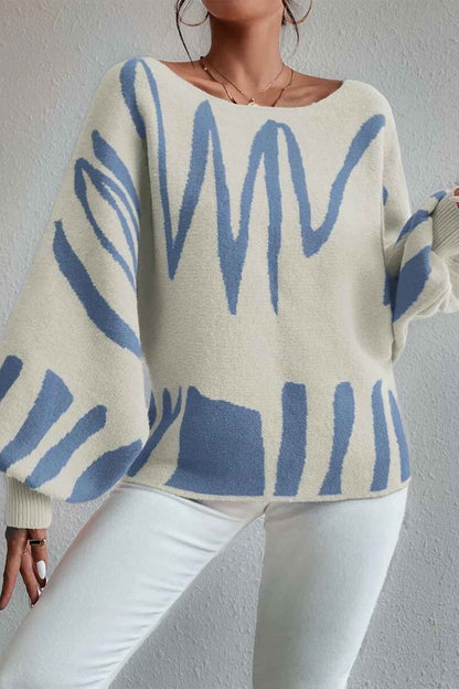 Well Tailored Sweater with a Graceful Silhouette