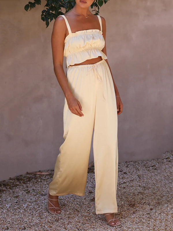 A Vintage Style Pants with Delicate Timeless Details