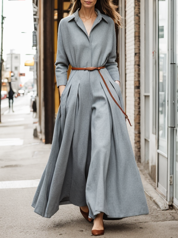 Well Tailored Garment with a Graceful Silhouette