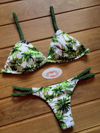 Classic Vintage Bikini with a Flattering Fit
