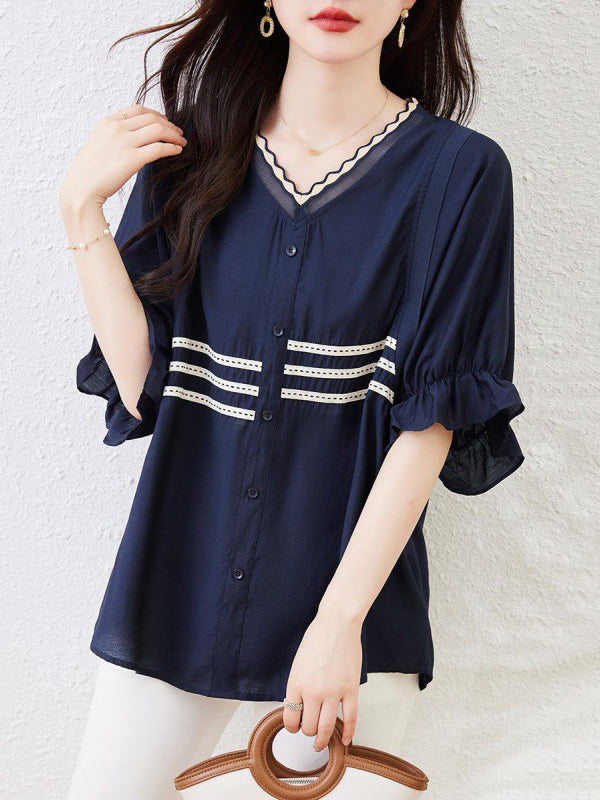 Vintage Inspired Blouse with a Contemporary Edge
