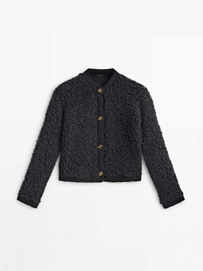 Classic Vintage Cardigan with a Flattering Fit