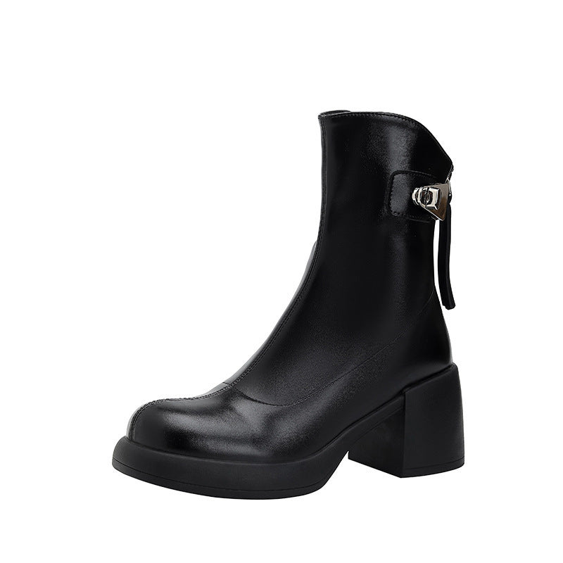 A Vintage Style Boots with Delicate Timeless Details