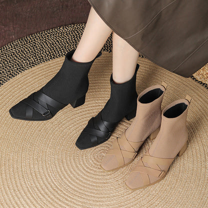 A Vintage Style Boots with Delicate Timeless Details