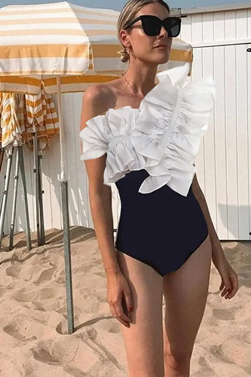 Polished Swimsuit with an Effortless Classic Look