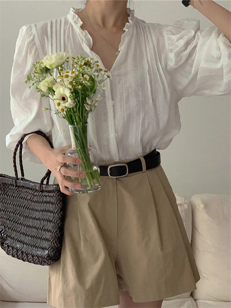 Beautifully Finished Blouse in a Timeless Design