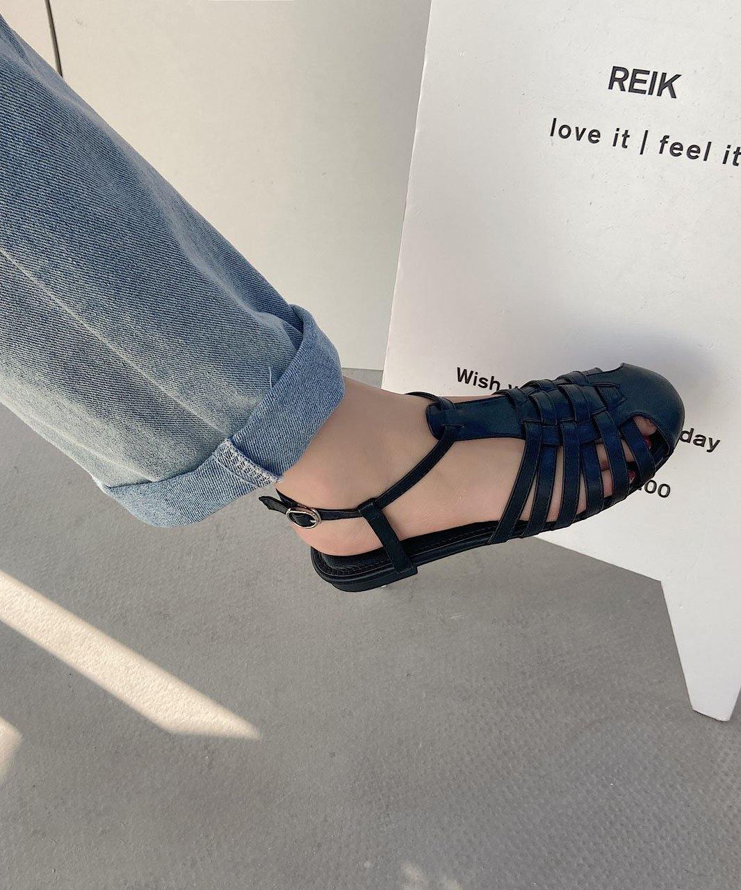 A Vintage Style Sandals with Delicate Timeless Details