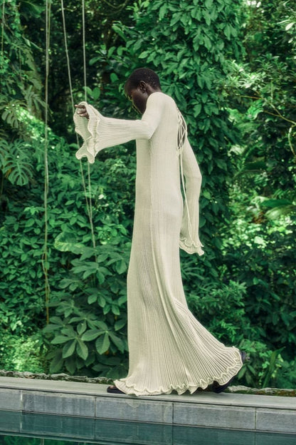 A Vintage Style Dress with Delicate Timeless Details