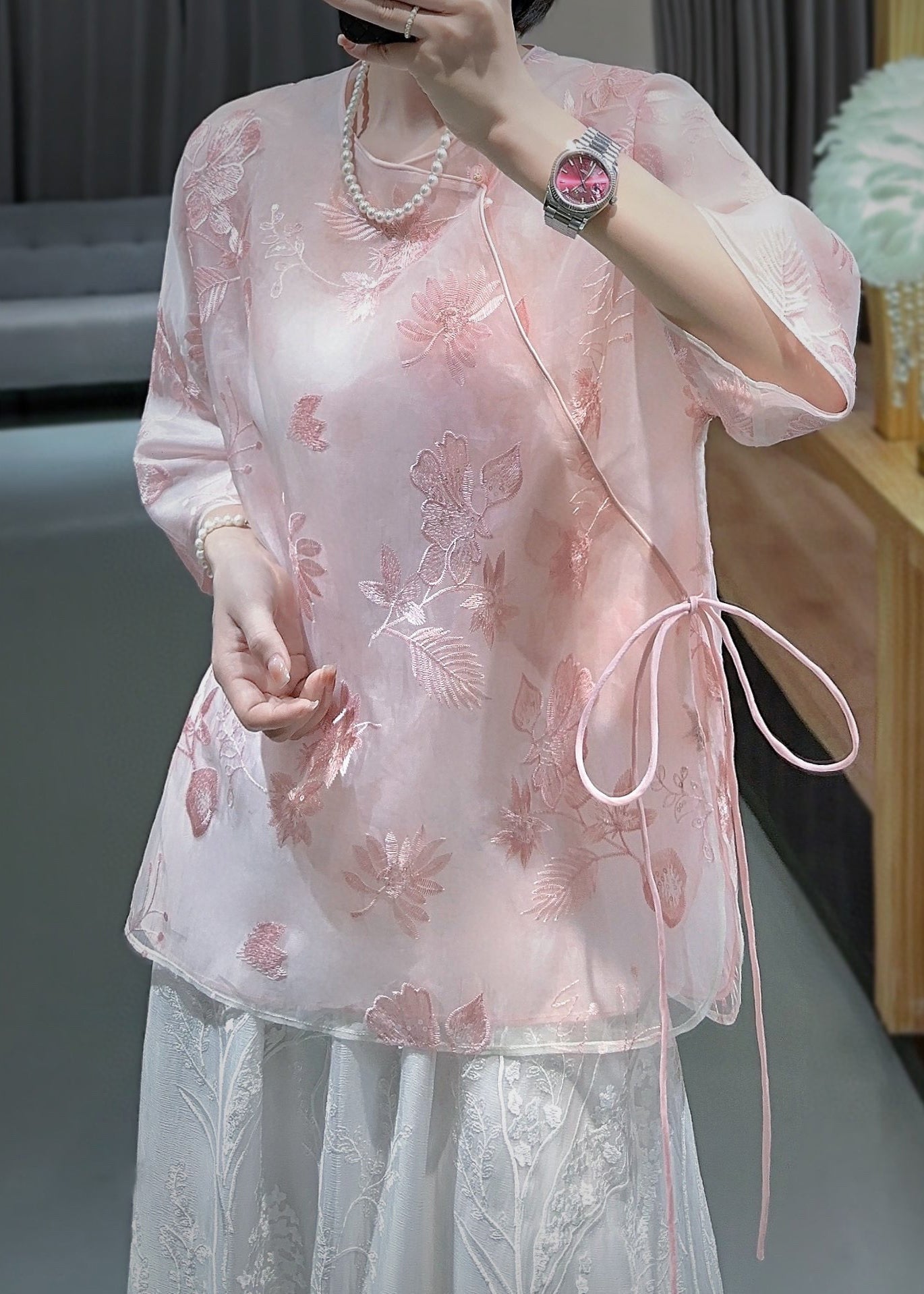 Vintage Inspired Blouse with a Contemporary Edge