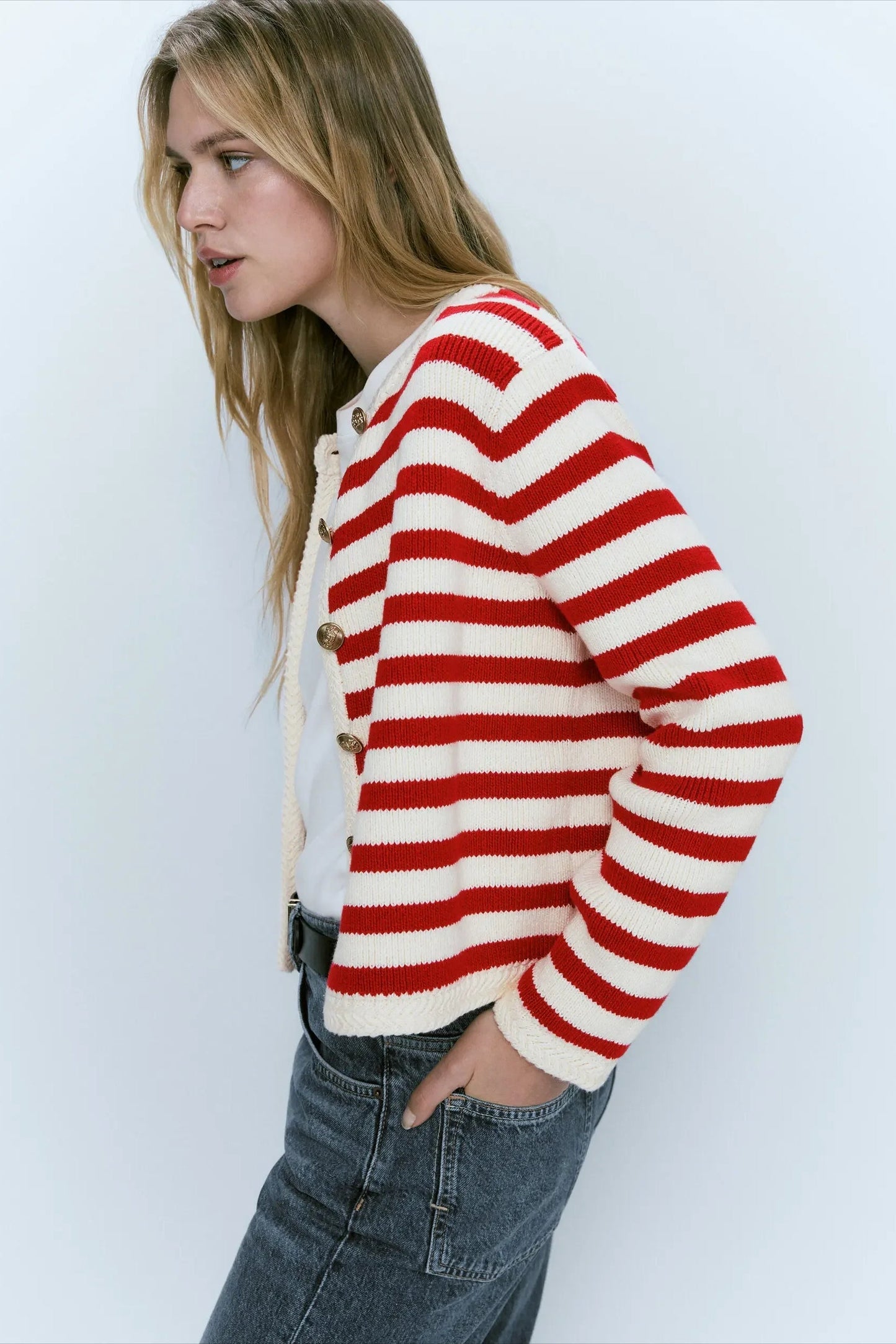 Vintage Inspired Cardigan with a Contemporary Edge