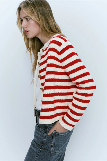 Vintage Inspired Cardigan with a Contemporary Edge