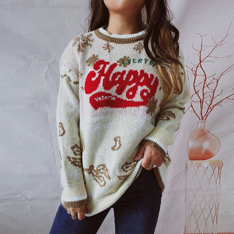 Classic Vintage Sweater with a Flattering Fit