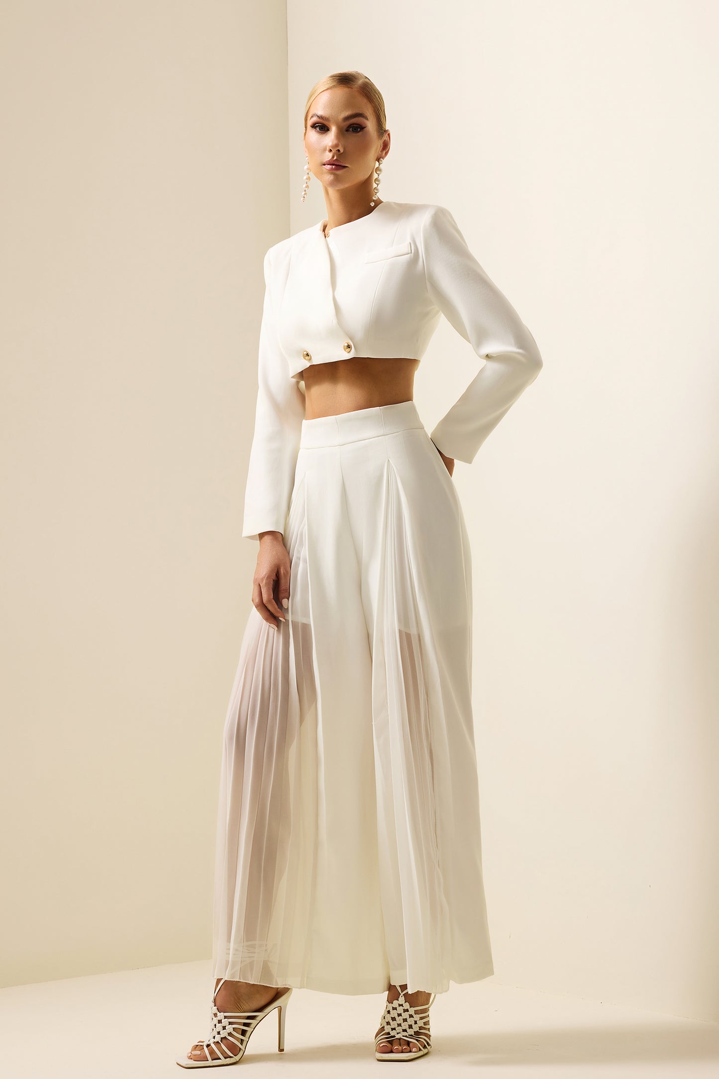 A Vintage Style Pants with Delicate Timeless Details