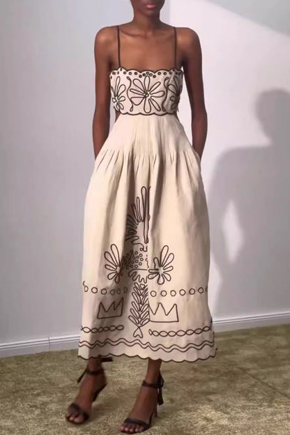 A Vintage Style Dress with Delicate Timeless Details