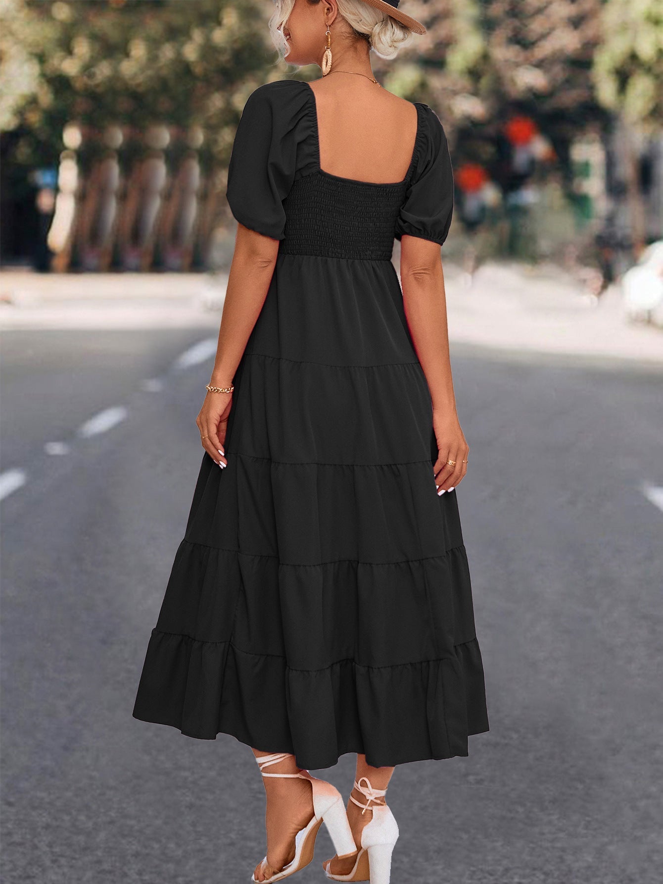 A Vintage Style Dress with Delicate Timeless Details