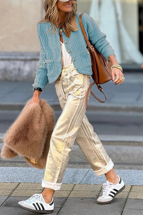 Vintage Inspired Cardigan with a Contemporary Edge