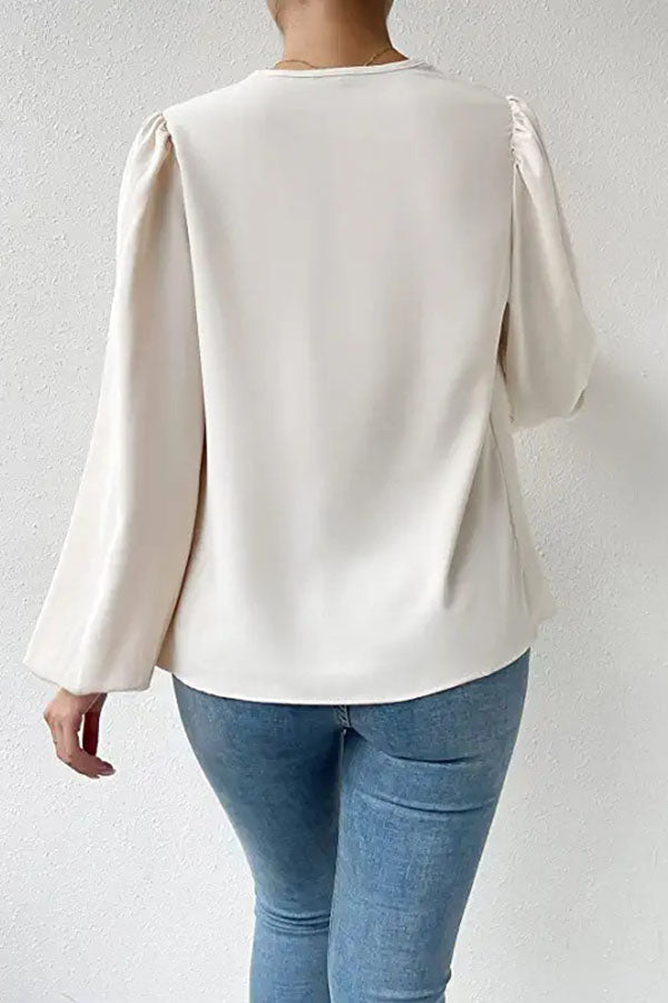 A Vintage Style Blouse with Delicate Timeless Details