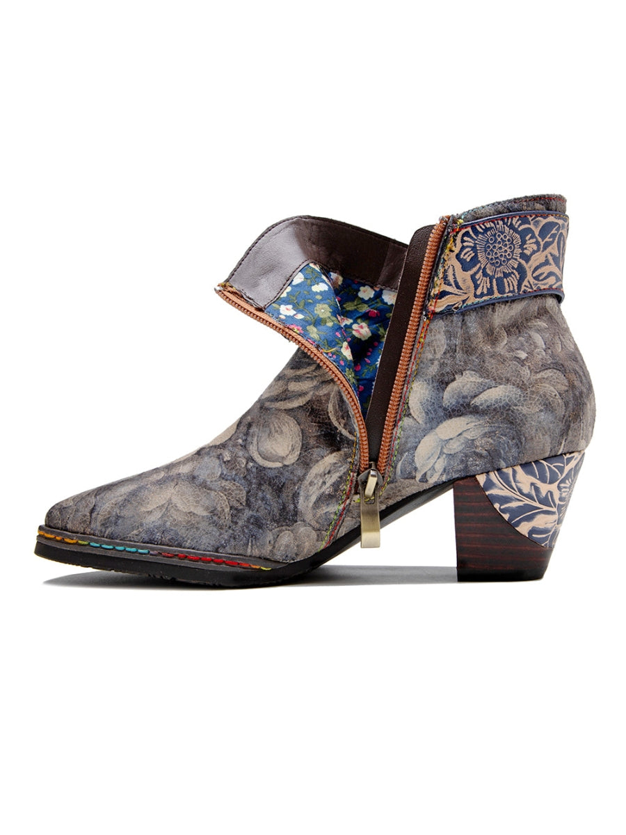 A Vintage Style Boots with Delicate Timeless Details