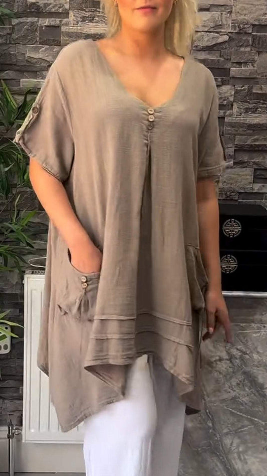 Classic Vintage Top with a Flattering Fit