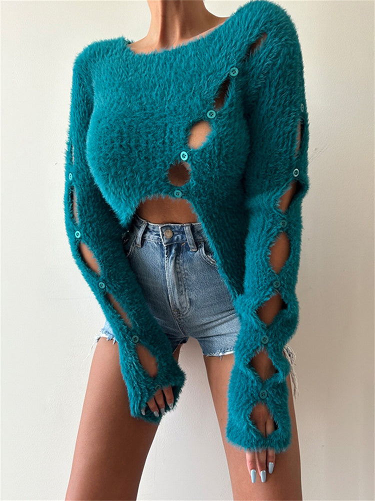 Beautifully Finished Sweater in a Timeless Design