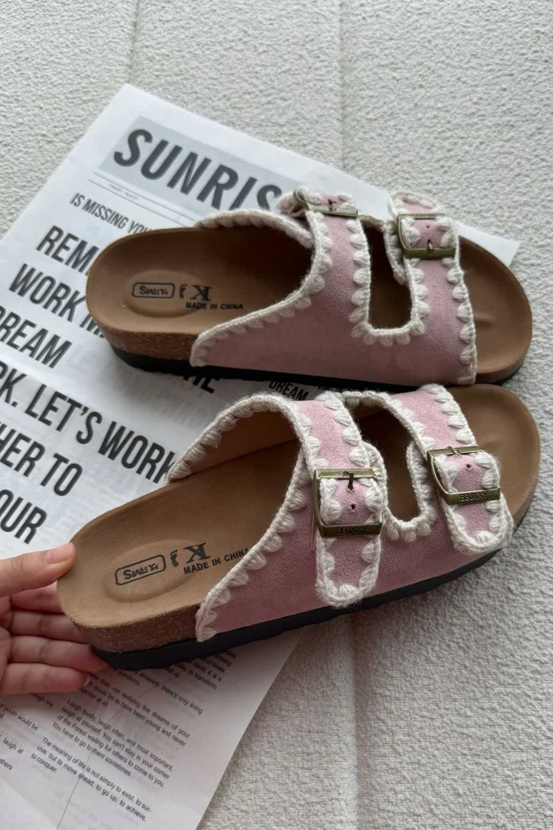 A Vintage Style Sandals with Delicate Timeless Details