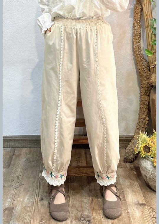 A Vintage Style Pants with Delicate Timeless Details