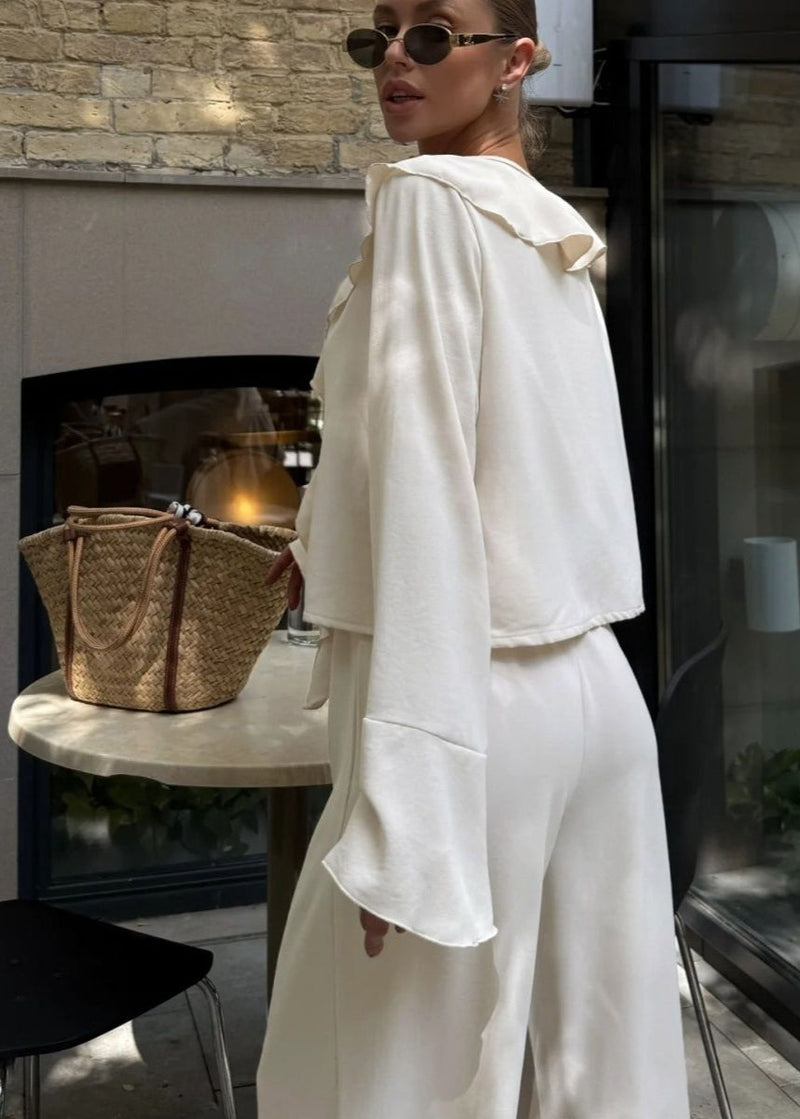 A Vintage Style Pants with Delicate Timeless Details