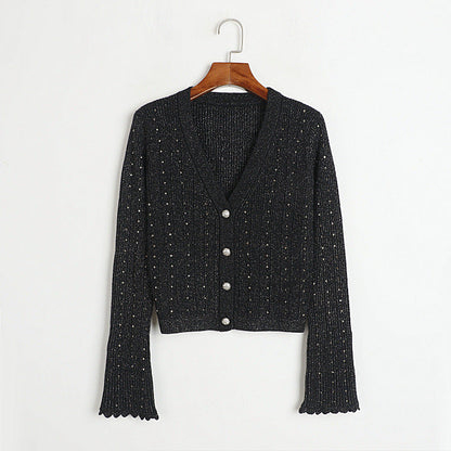 A Vintage Style Sweater with Delicate Timeless Details