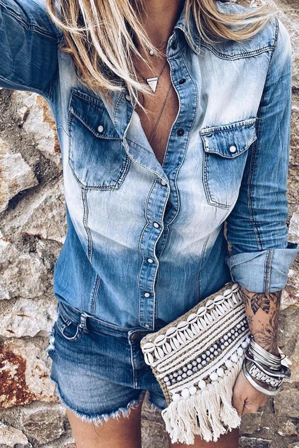 Classic Vintage Blouse with a Flattering Fit