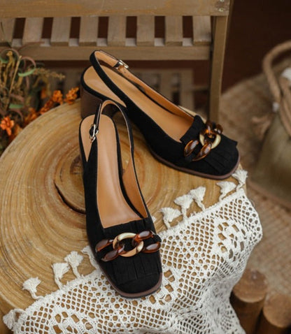 A Vintage Style Heels with Delicate Timeless Details