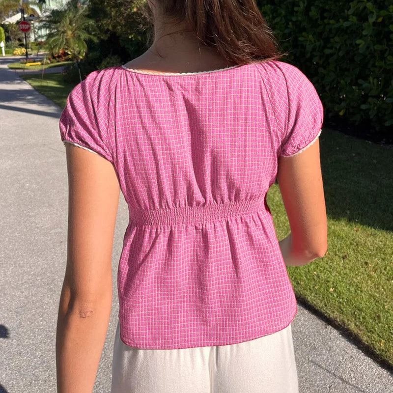 A Vintage Style Top with Delicate Timeless Details