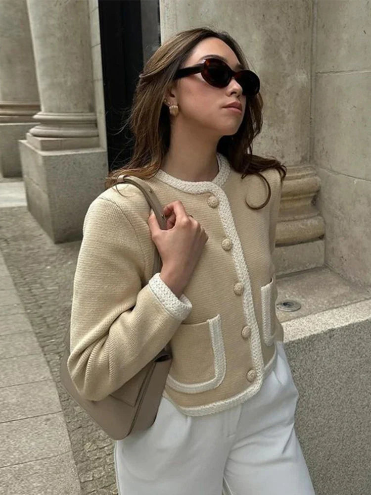 A Vintage Style Cardigan with Delicate Timeless Details