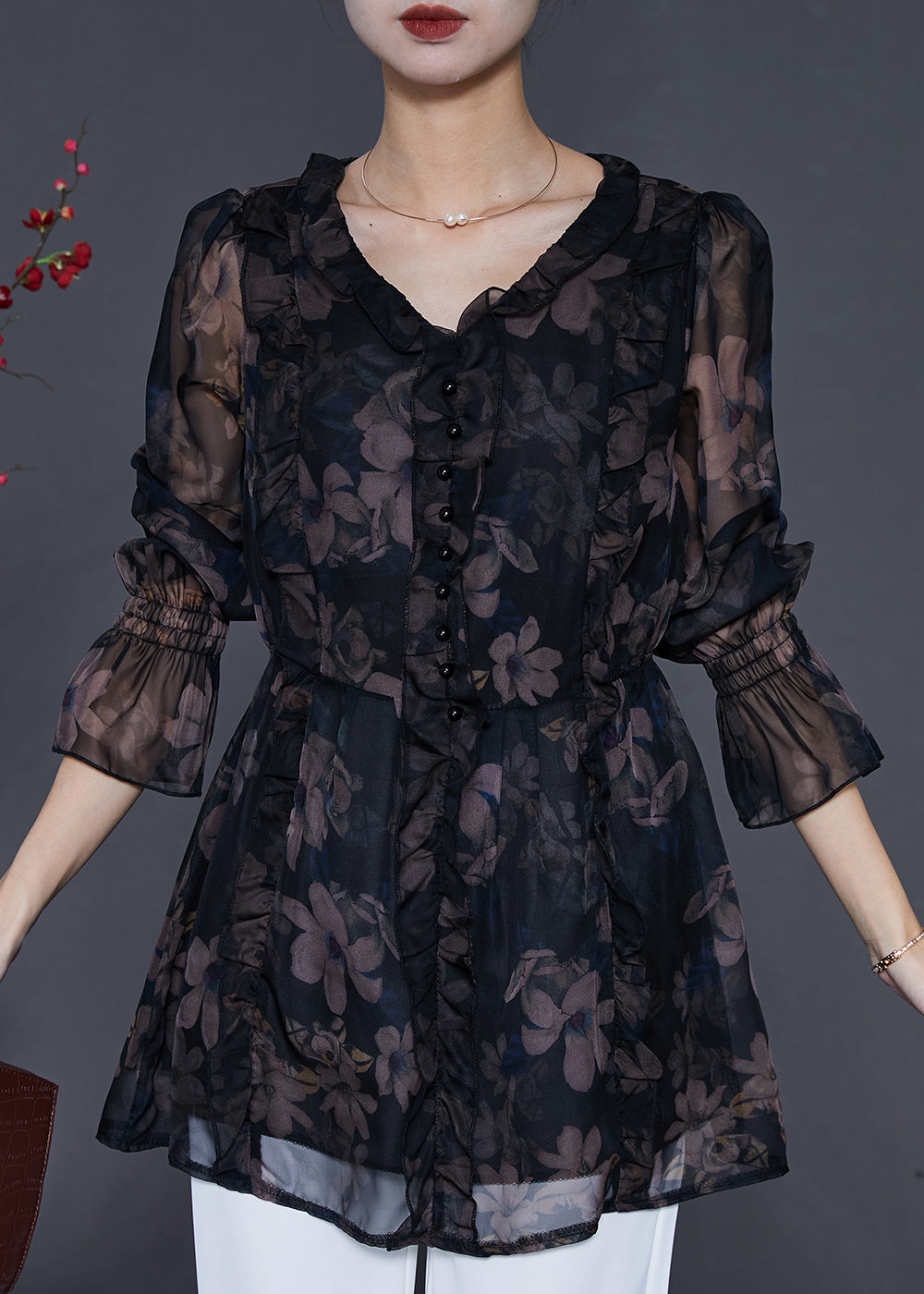 Gracefully Styled Top for Any Occasion