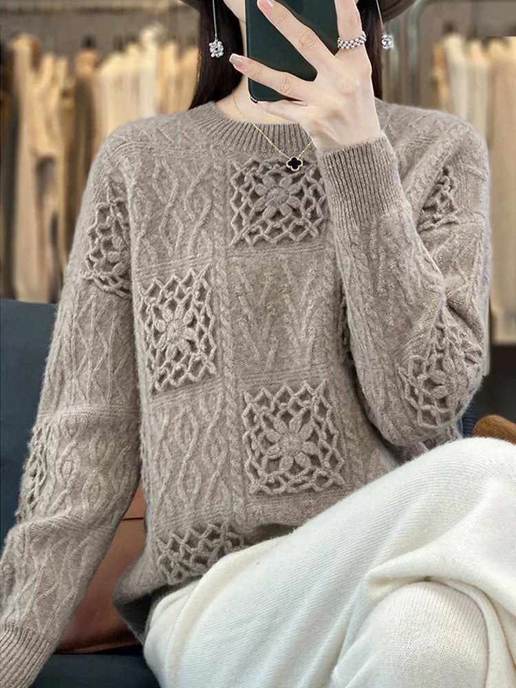Vintage Inspired Sweater with a Contemporary Edge