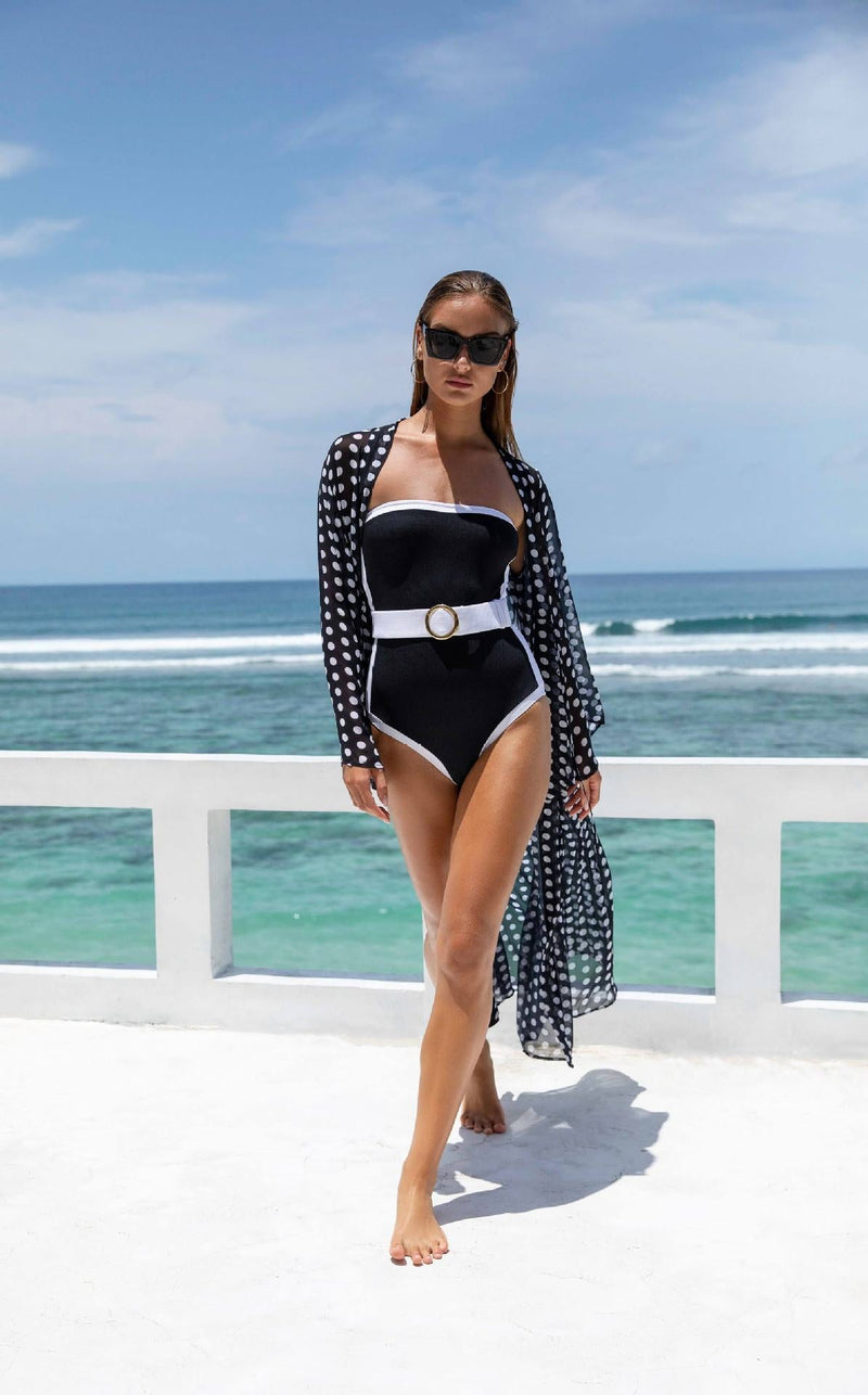 A Vintage Style Swimsuit with Delicate Timeless Details