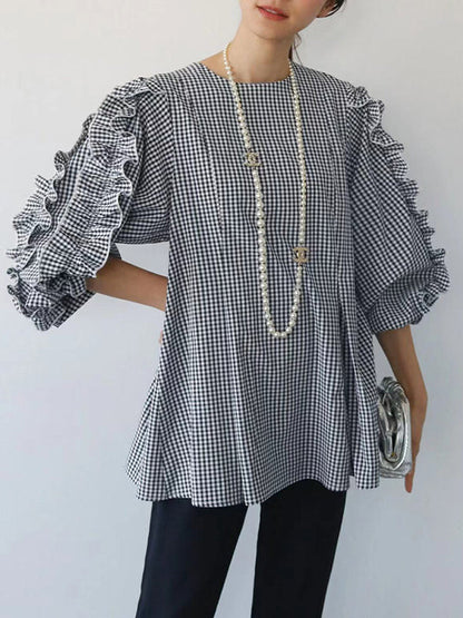 A Vintage Style Blouse with Delicate Timeless Details
