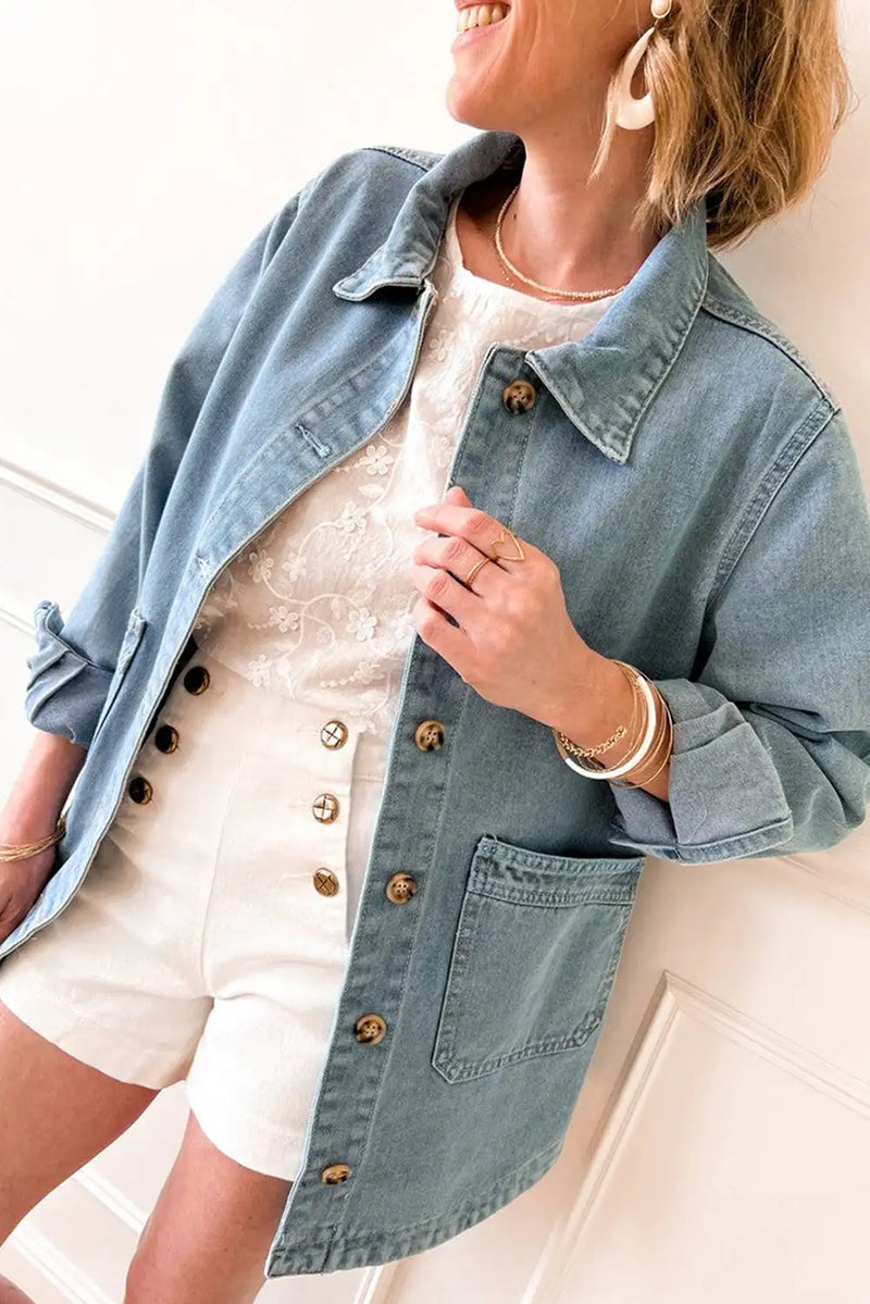 A Vintage Style Jacket with Delicate Timeless Details