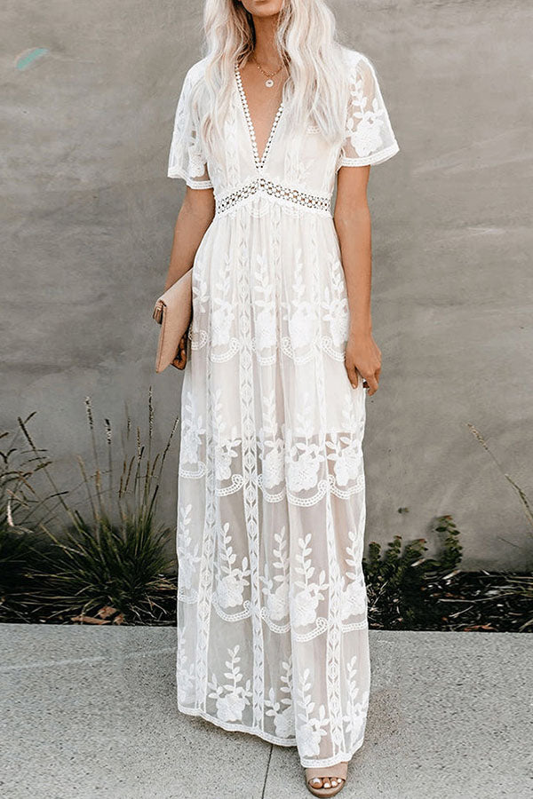 A Vintage Style Dress with Delicate Timeless Details