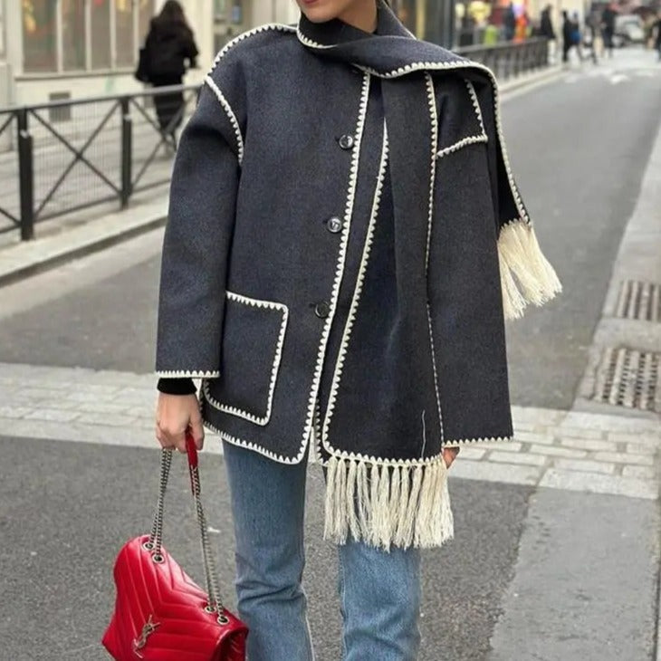 A Vintage Style Jacket with Delicate Timeless Details
