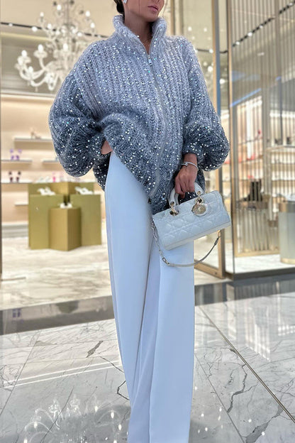 A Vintage Style Cardigan with Delicate Timeless Details