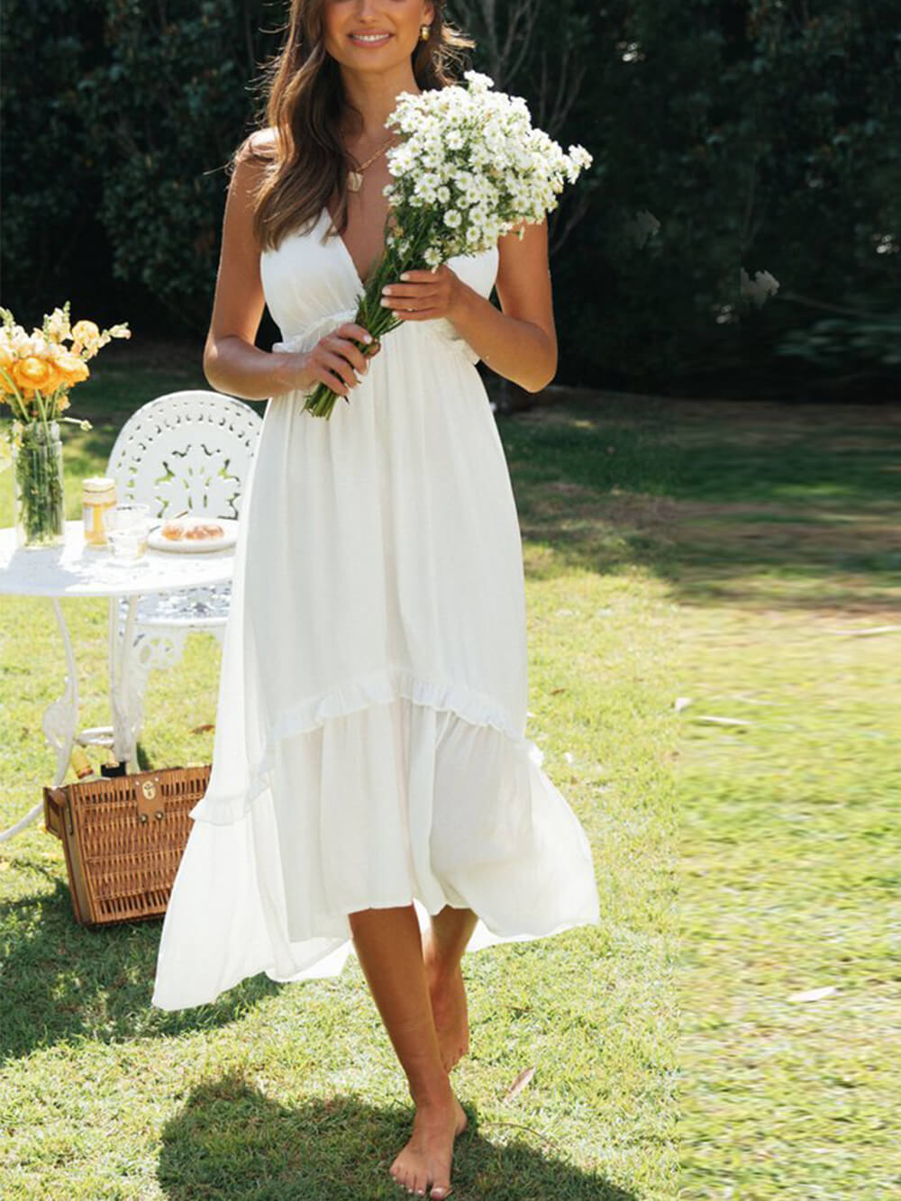 A Vintage Style Dress with Delicate Timeless Details