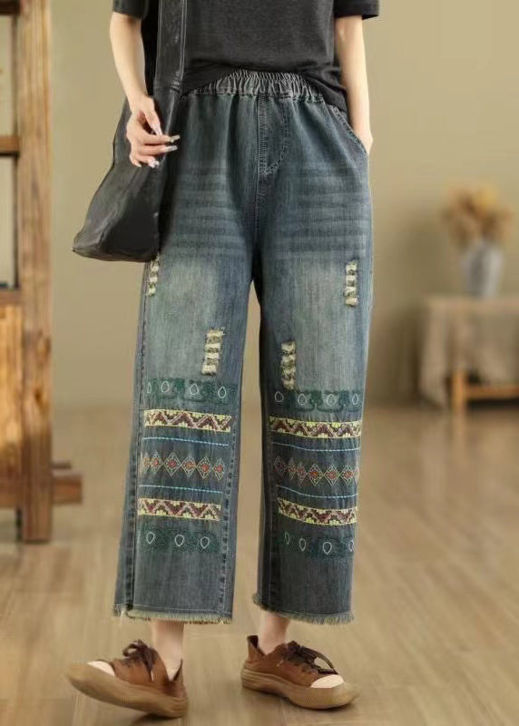 A Vintage Style Pants with Delicate Timeless Details
