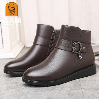A Vintage Style Boots with Delicate Timeless Details