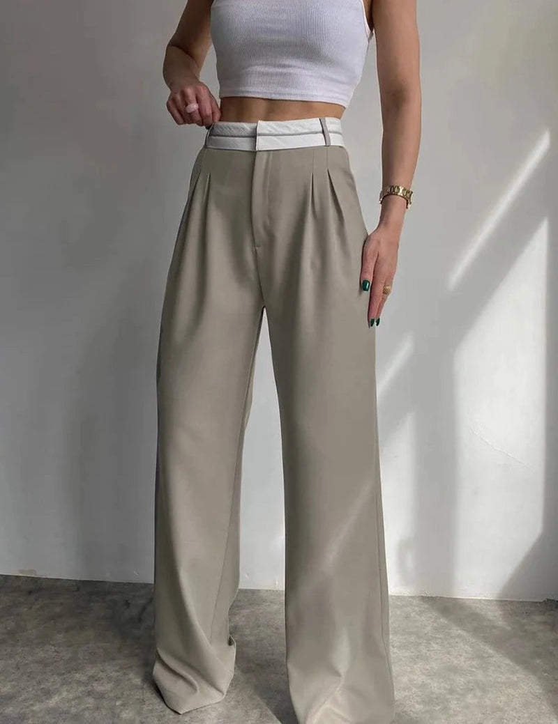 A Vintage Style Pants with Delicate Timeless Details