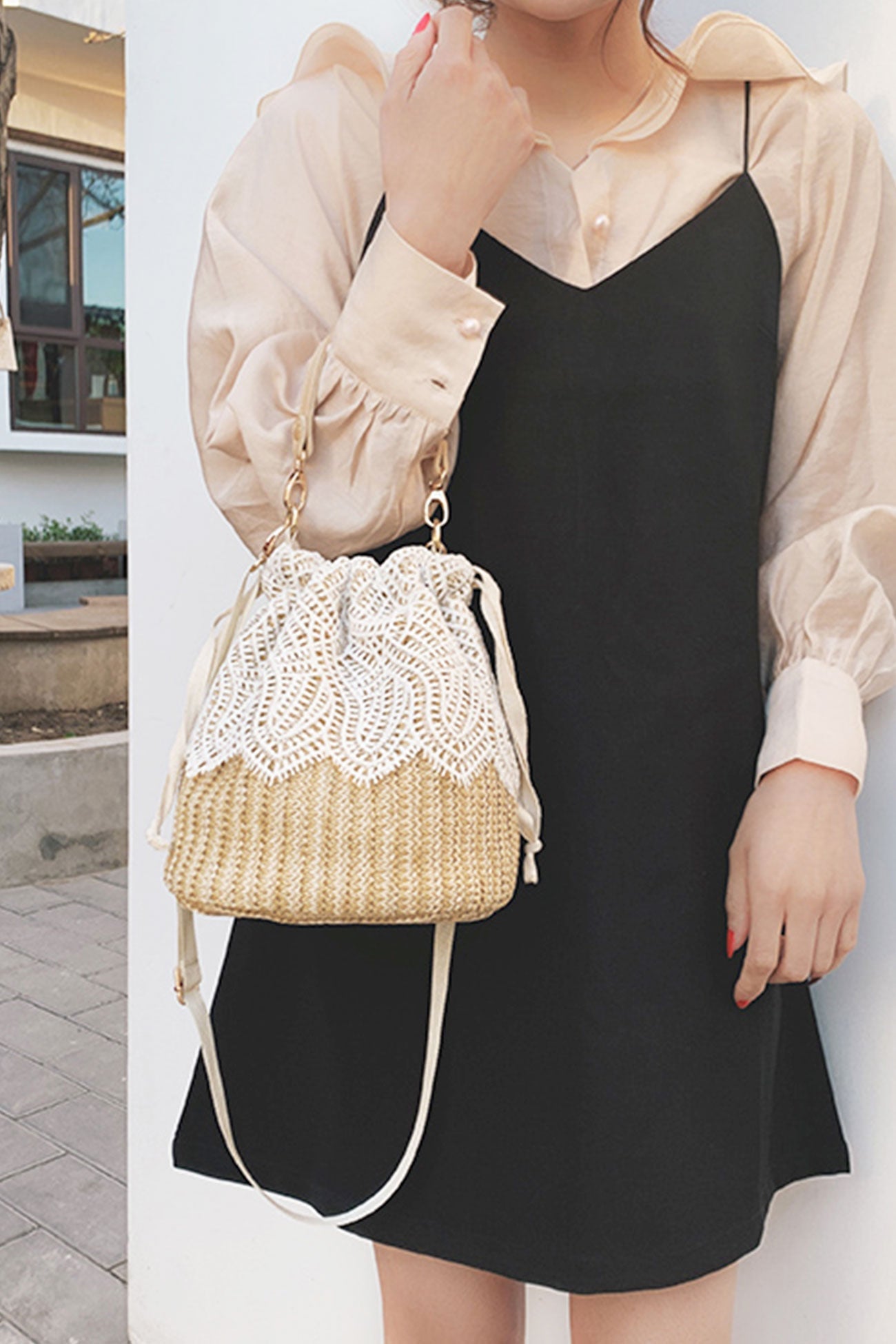 A Vintage Style Bag with Delicate Timeless Details